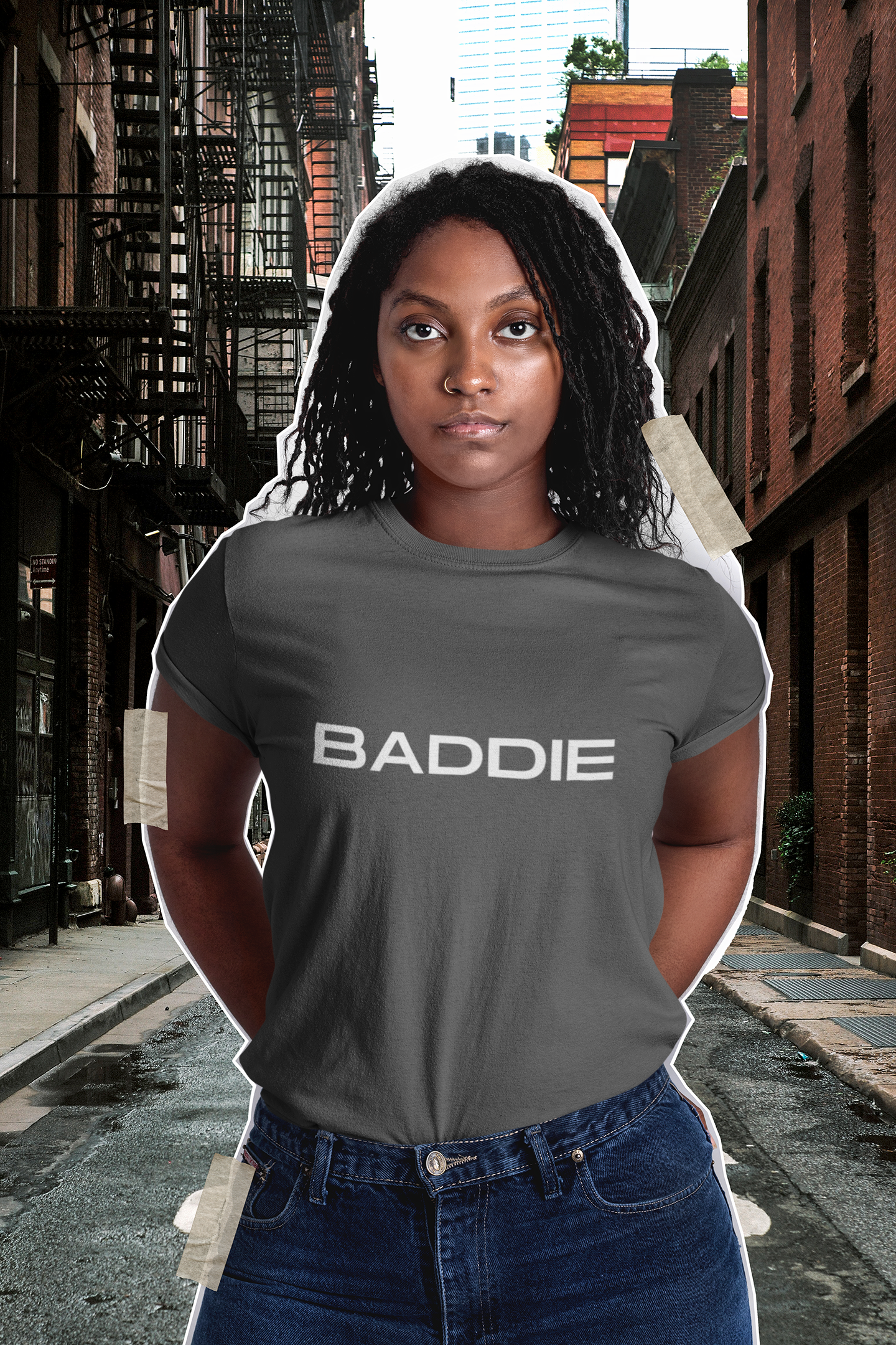 Baddie Graphic T-Shirt Women Inspirational Statement Apparel